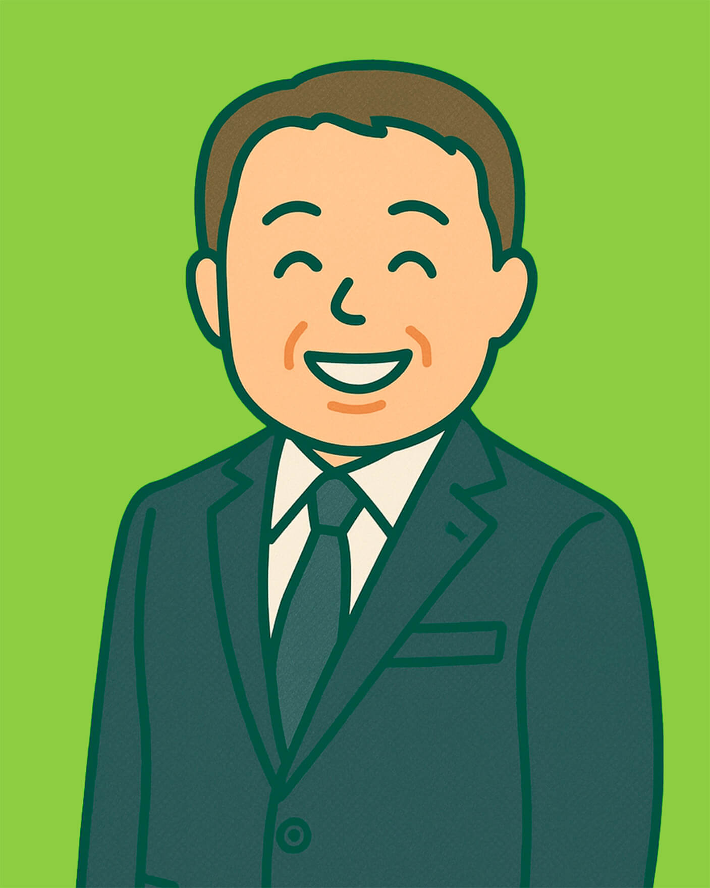 池田先生>のイラスト